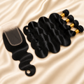 4 Body Wave Bundles + 5x5 HD Closure