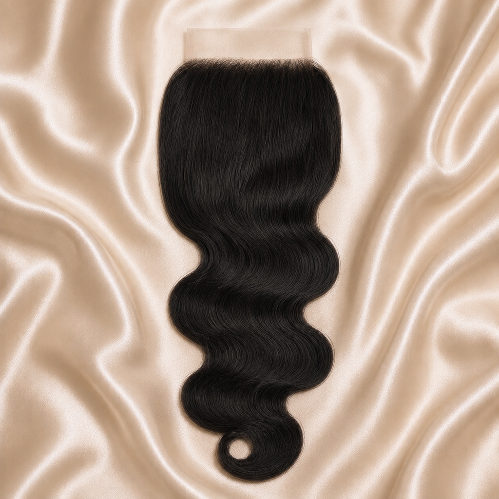 BW HD Transparent 4×4 Lace Closure