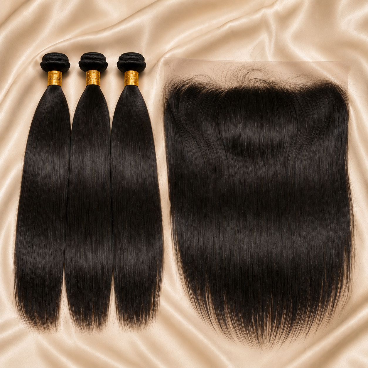 Straight 3-Bundle + Frontal Deal