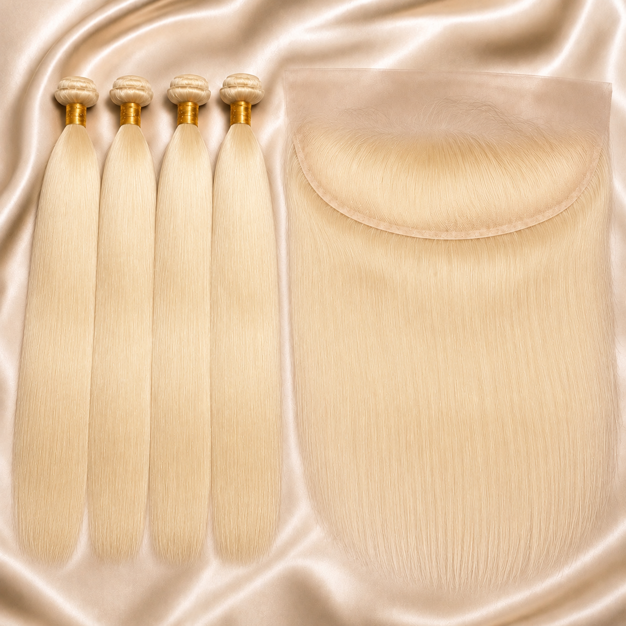 613 Blonde 4-Bundle + 13×4 HD Frontal Deal