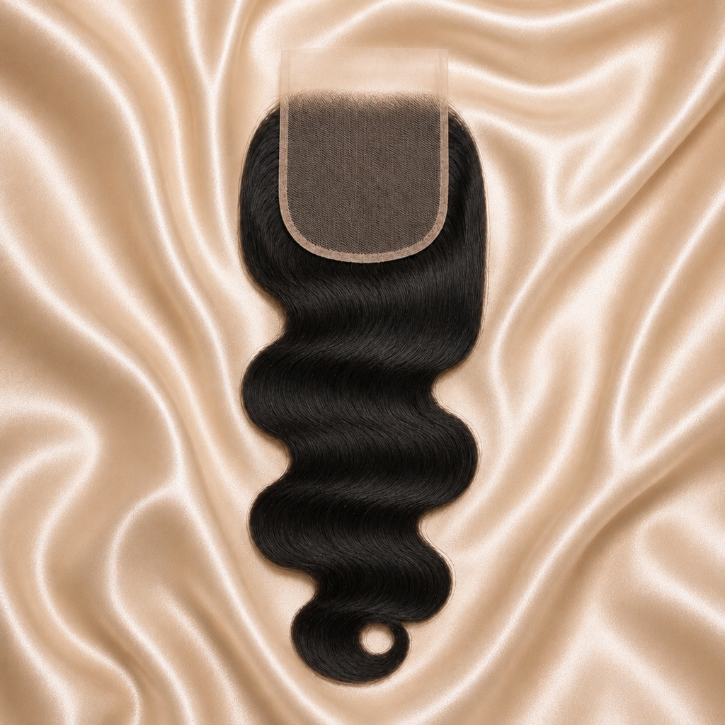 BW HD Transparent 4×4 Lace Closure